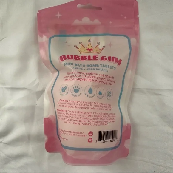 Feeling Smitten Cotton Candy Mini Bath Bomb Tablets 4.2 oz – 6 Count NIP - Picture 2 of 5